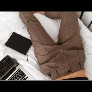 Vintage Plaid Trousers